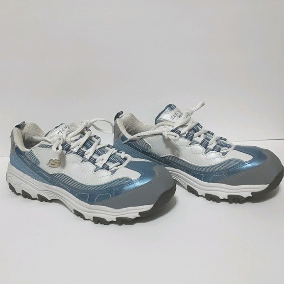 Skechers D'Lites Women's Work Sneakers US 8 Slip Resistant Alloy Toe Shoes - Picture 2 of 14